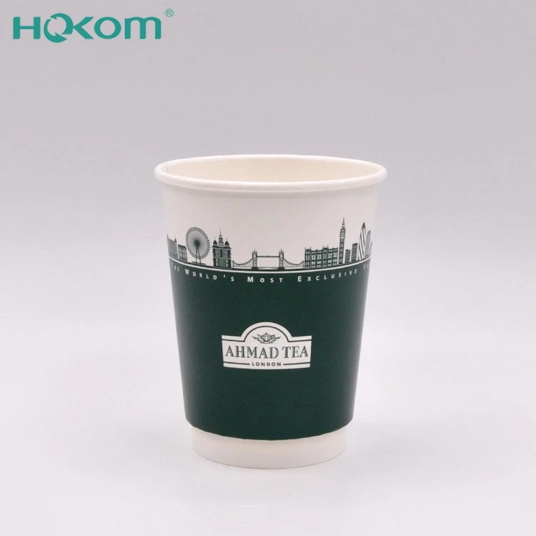 16oz 500ml Double Wall Paper Cup Wholesaler Eco-Friendly Take Away Custom LOGO Paper Cup Disposable Coffee Cup best