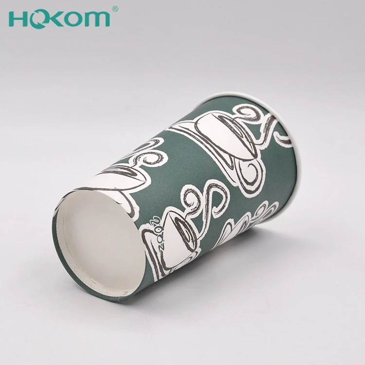 Disposable Biodegradable Paper Cups Thickened 8oz 12oz 16oz Coffee Paper Cups