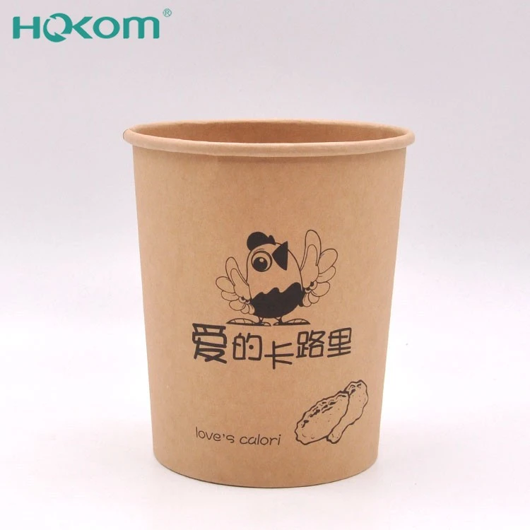 Disposable Hot Soup Paper Food Bowl With Lid