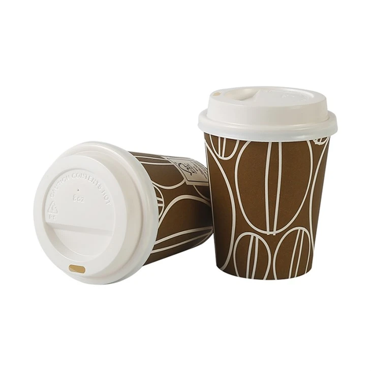 Single Wall Paper Cup with Lids