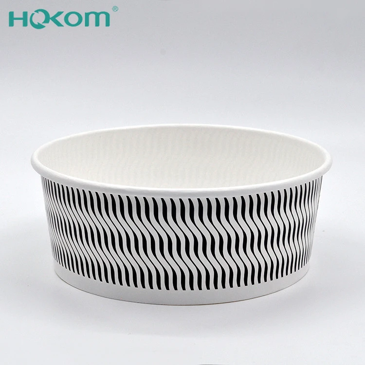 White salad bowl