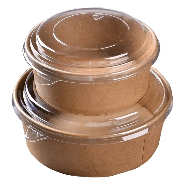 kraft salad bowl with pet lid
